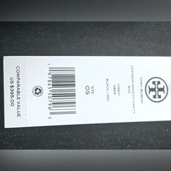 TORY BURCH• Patent Leather Black Vanity small Handbag - Picture 4 of 10